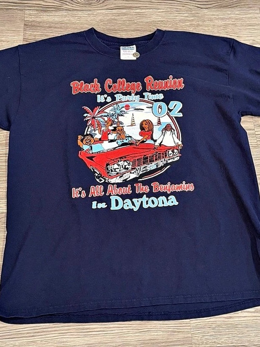 Vintage 2002 Black College Reunion Daytona Beach T-Shirt XL